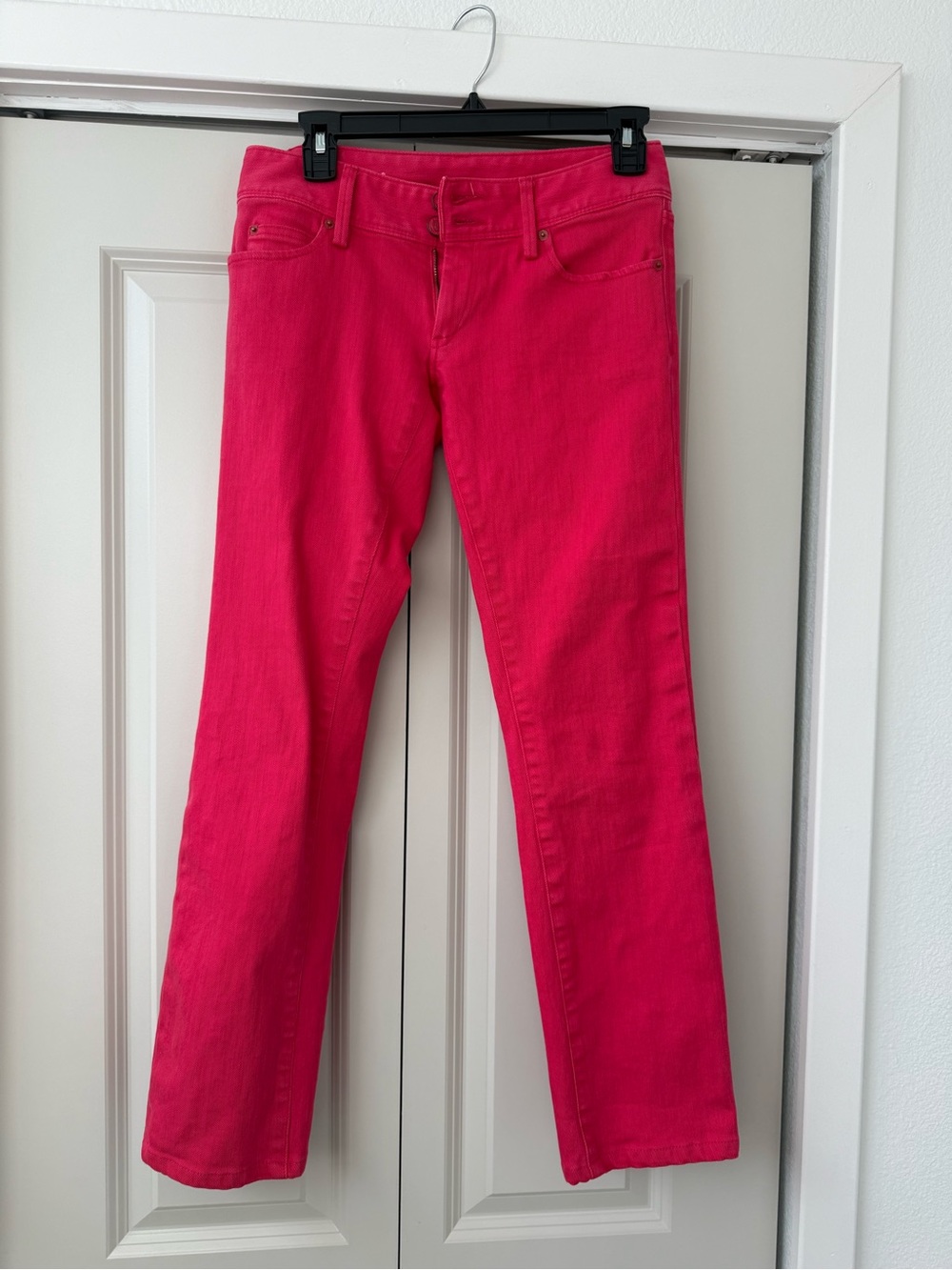 Lilly Pulitzer Vibrant Pink Straight-Leg Jeans